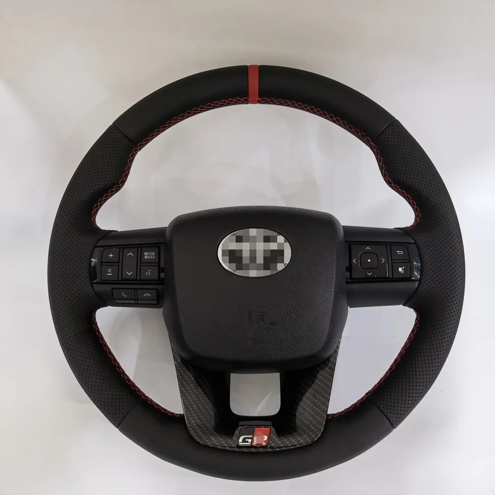 Upgrade GR Style  Steering wheel  For Toyota HILUX Steering wheel 2012- 2021 GR motion steering wheel