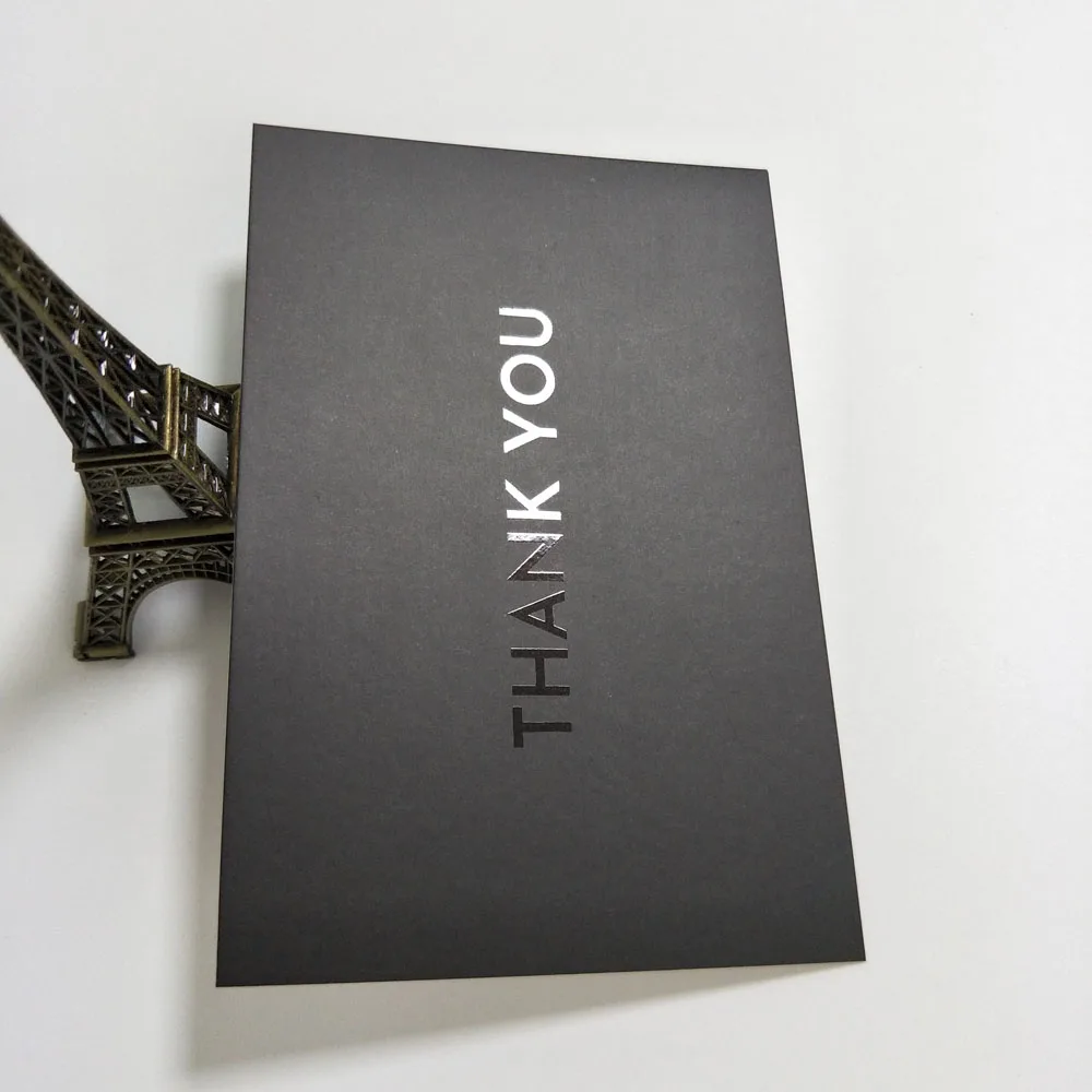Colorful Paper Business Thank You Cards High Quality Custom paper Cards Printing
