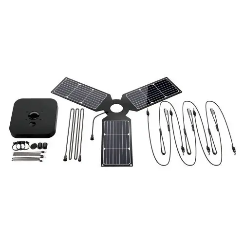 Portable Umbrella Solar Inverter DIY Charging Station for Mobile Phone for Activities Swimming Pool Beach