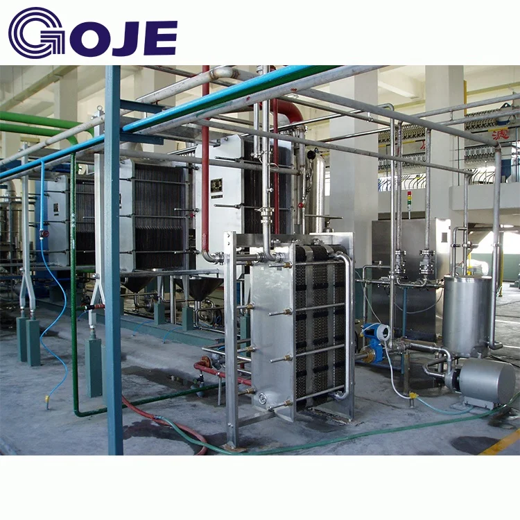 OEM distiller ethanol industrial double effect plate evaporator system