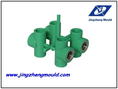 Water supply system c/male tee mould ppr pipe fitting mould