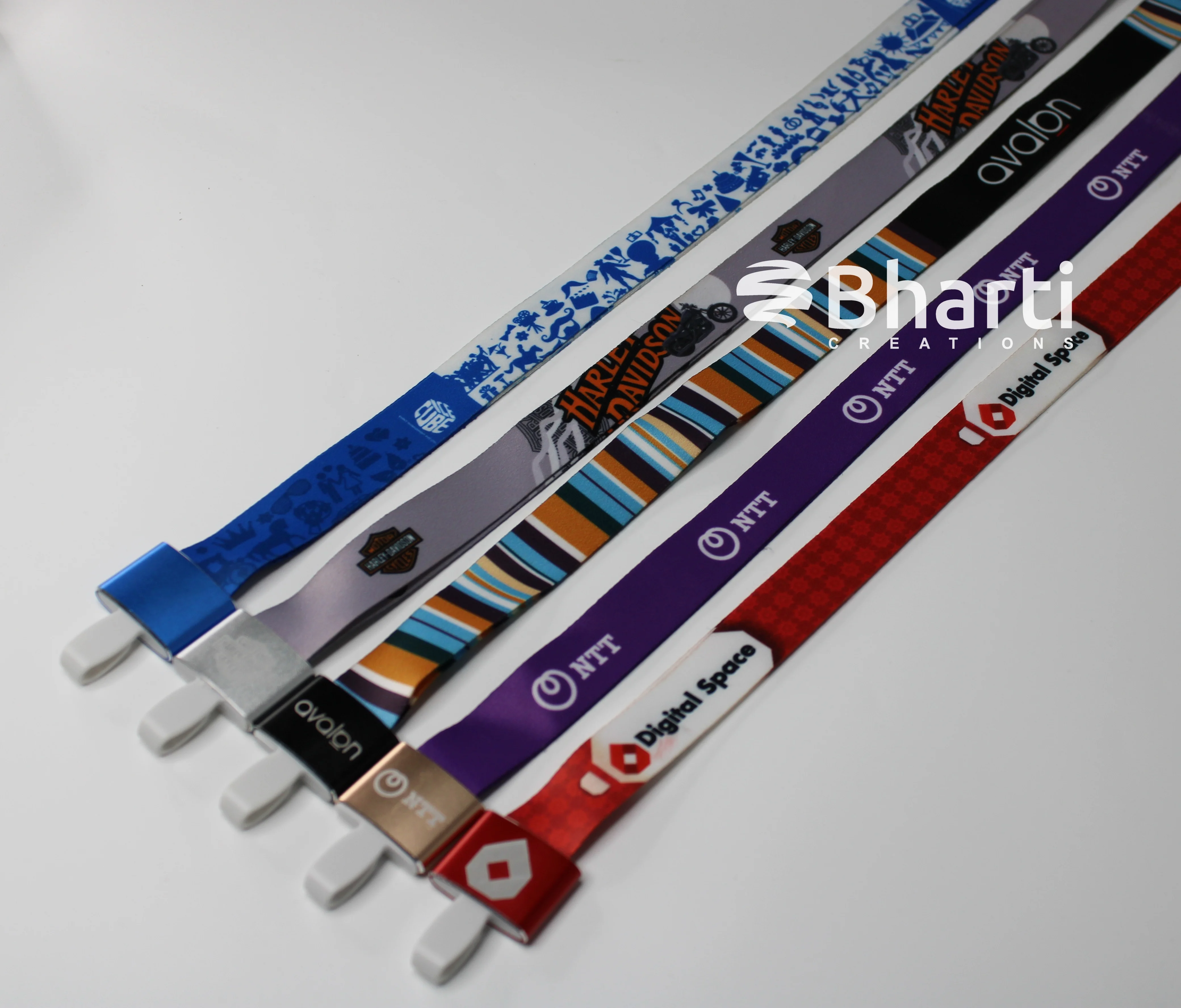 16 mm 20 mm Satin ribbon for ID card, Gate Pass