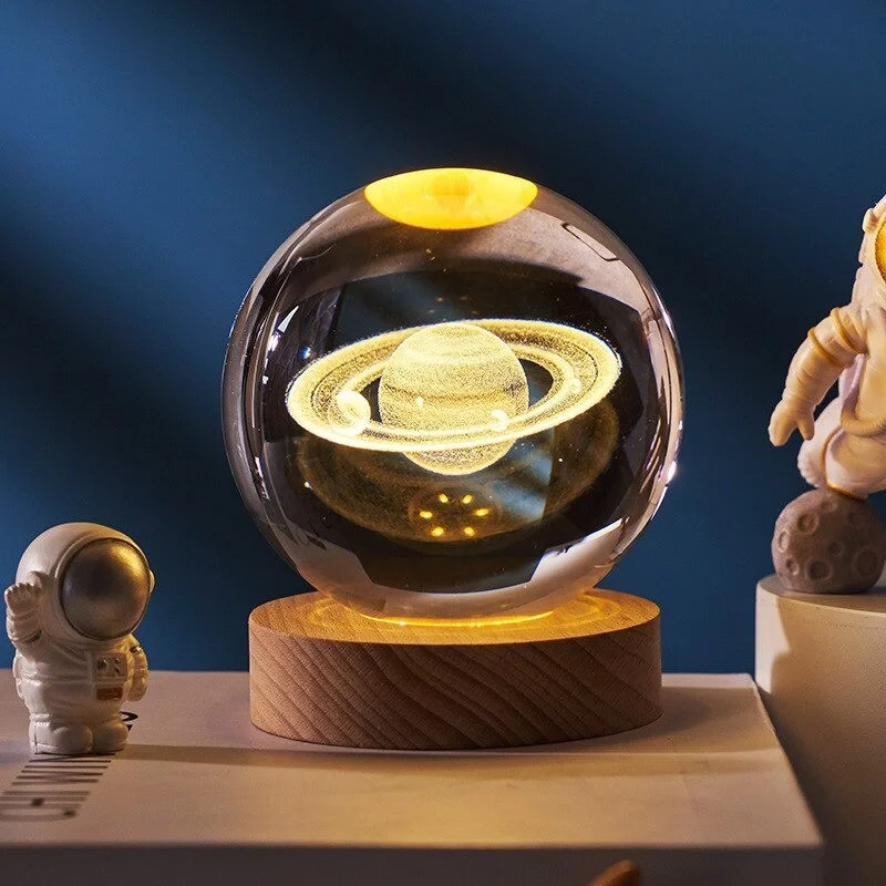 Креативная 3D-кристальная визуальная солнечная система