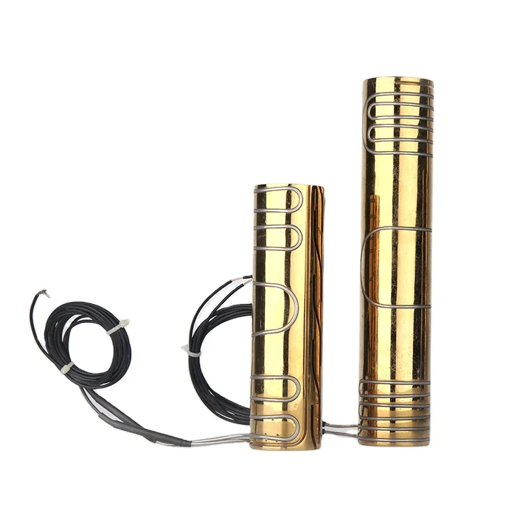 Brass nozzle coil electric heater for hot runner system