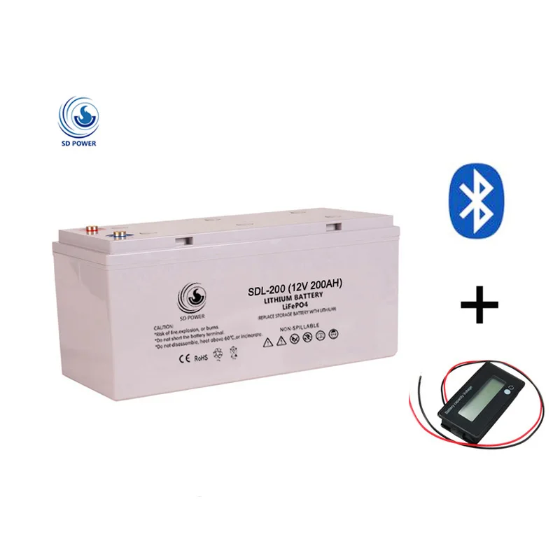 
long life lipo 200ah lifepo4 12v with bms 