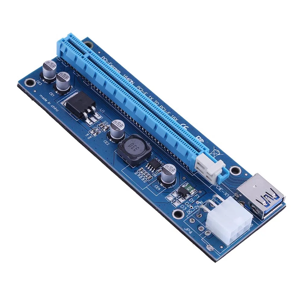 Райзер-карта VER006S PCI-E кабель USB 3 0 PCI VER006 Express 1X до 16X адаптер PCIe для графической