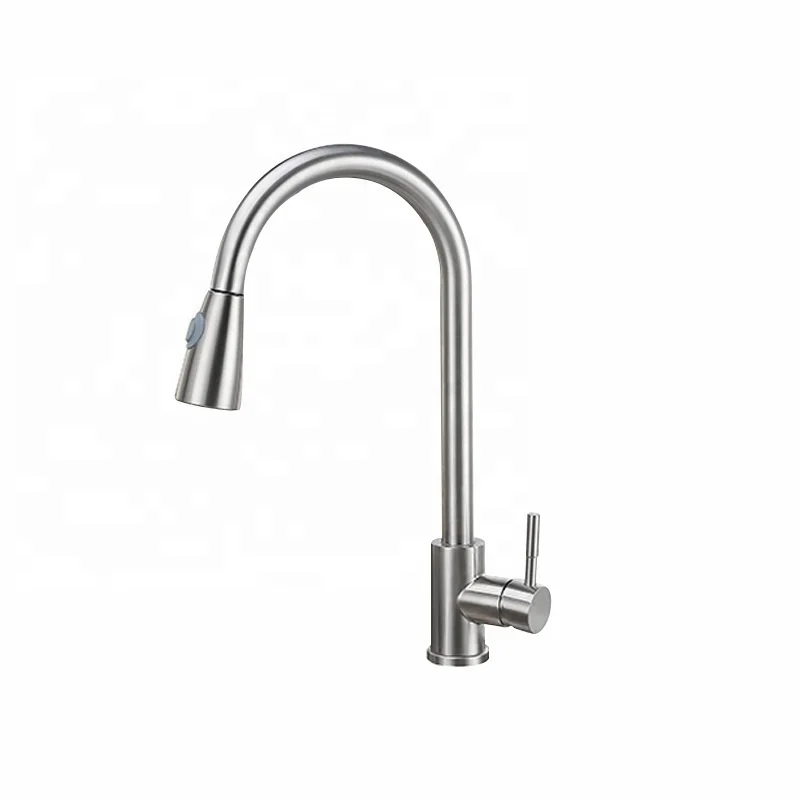 2022 Stainless Steel Hot and Cold Water Flexible Hoses for single handle pull-out Kitchen Faucet and sink tap by black color