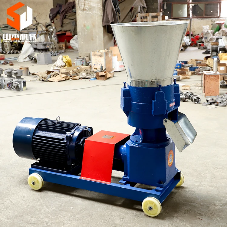 small scale diesel engine floating fish feed meal pellet machine for