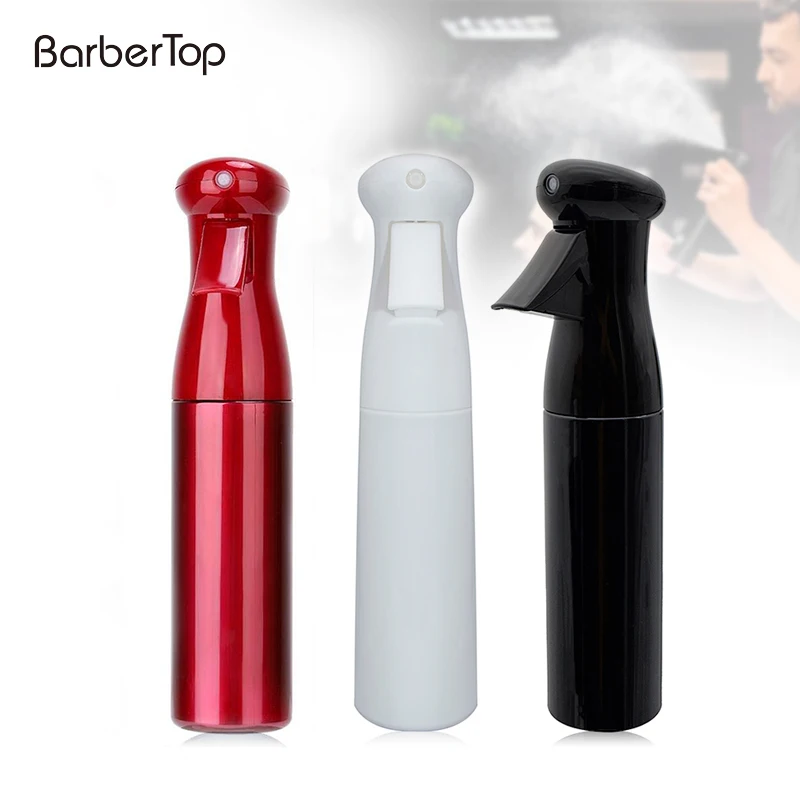 
200ml black plastic powder atomizer spray bottle 