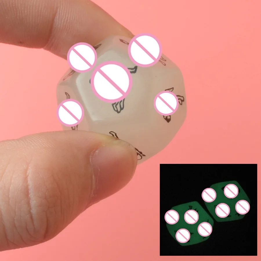 
Sunfoo Oem Sex Dice Glow Funny Adult Toys Couple Lovers Games Sex Party Toy Gambling Erotic Dice Toy Couple 