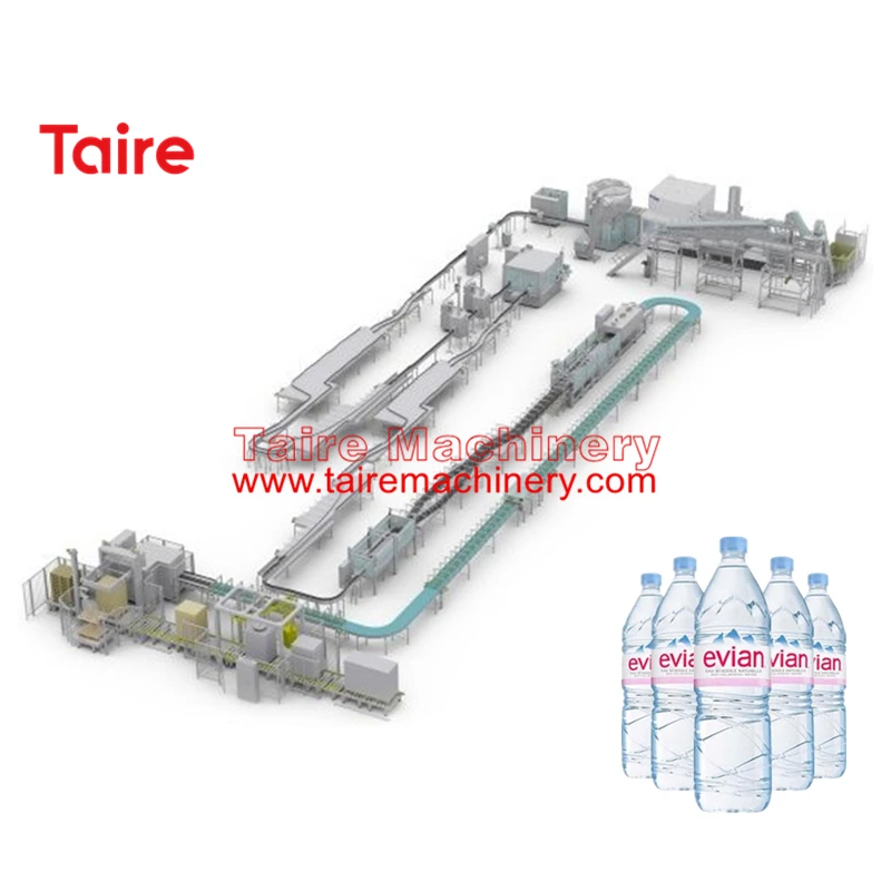 Taire 2000 ~ 10000 Liter Per Hour Pure Mineral Water Filling Production Line / Table Water Bottling Machine drinking water