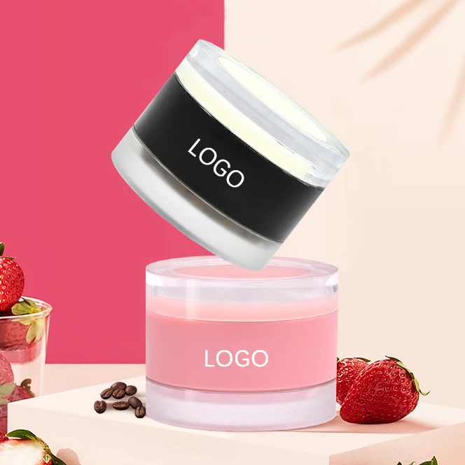 Private Label Natural Sugar Brightening Lip Scrub Bulk Moisturizing Exfoliator Vegan Lipscrub Wholesale Organic Lipbalm oem