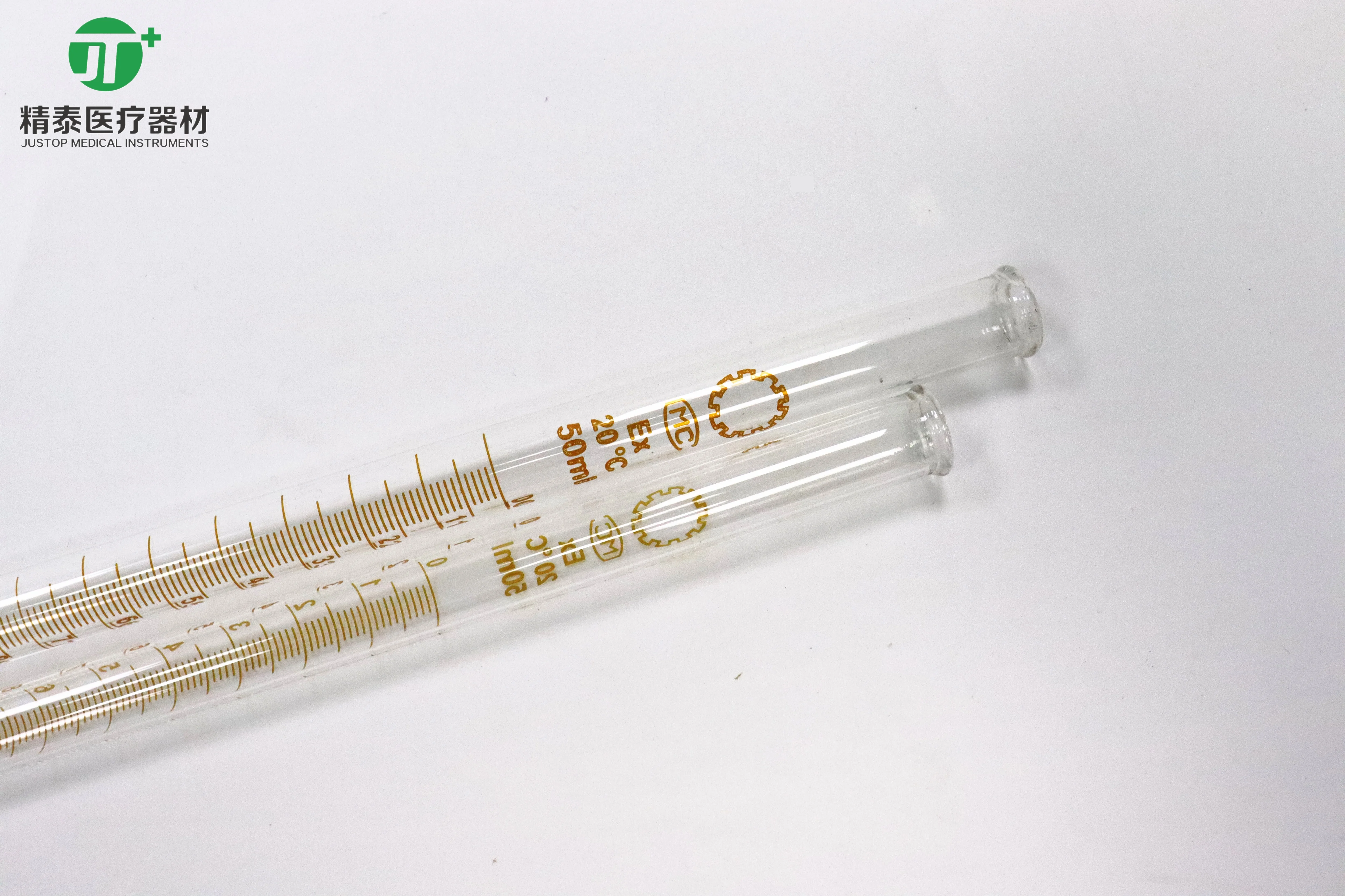 Acid Alkali Dual Purpose Laboratory Clear Glass Burette for Chemistry