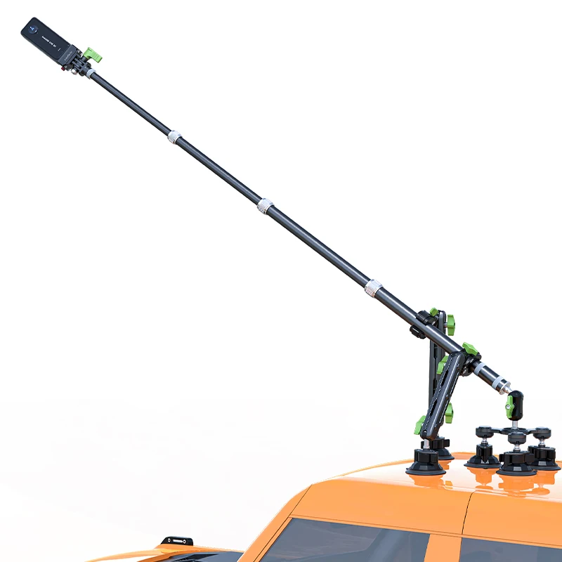 Superior Quality Action Camera Extension Pole Accessories Action & Sports Camera Suction Cup Mount For Car For Insta360 GoPros