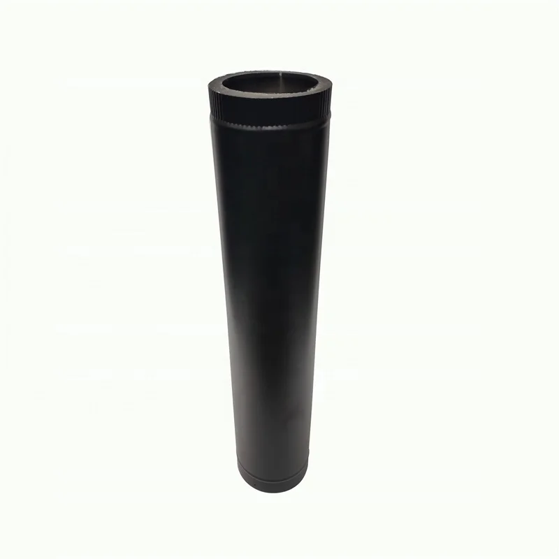 Black Base Wall Support Kit For Twin Wall Chimney Flue System