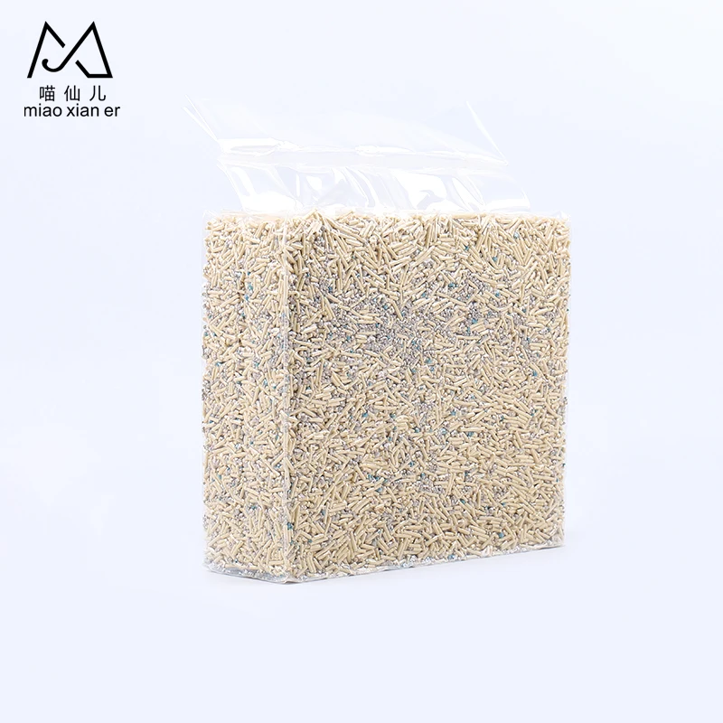 Miaoxianer Natural Quickly Clumping And Highly Absorbent Tofu Cat Litter 6L