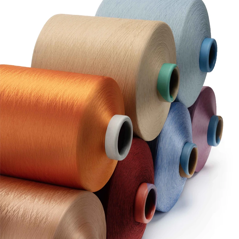 Huilong 100% polyester yarn 150d twisting yarn Computer embroidery thread special specifications Semi Dull DTY