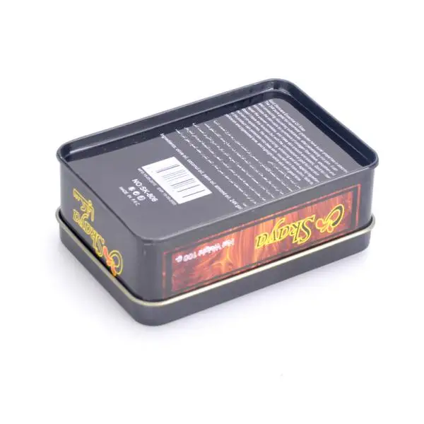Small Metal Tin With Viewing Window In Lid Food-Grade Suitable Genuine Storage Tin Box