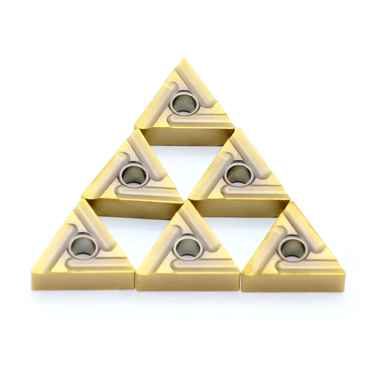 Triangular outer circle inner hole powerful slotting blade roughing wear-resistant lathe aluminum alloy cutter head