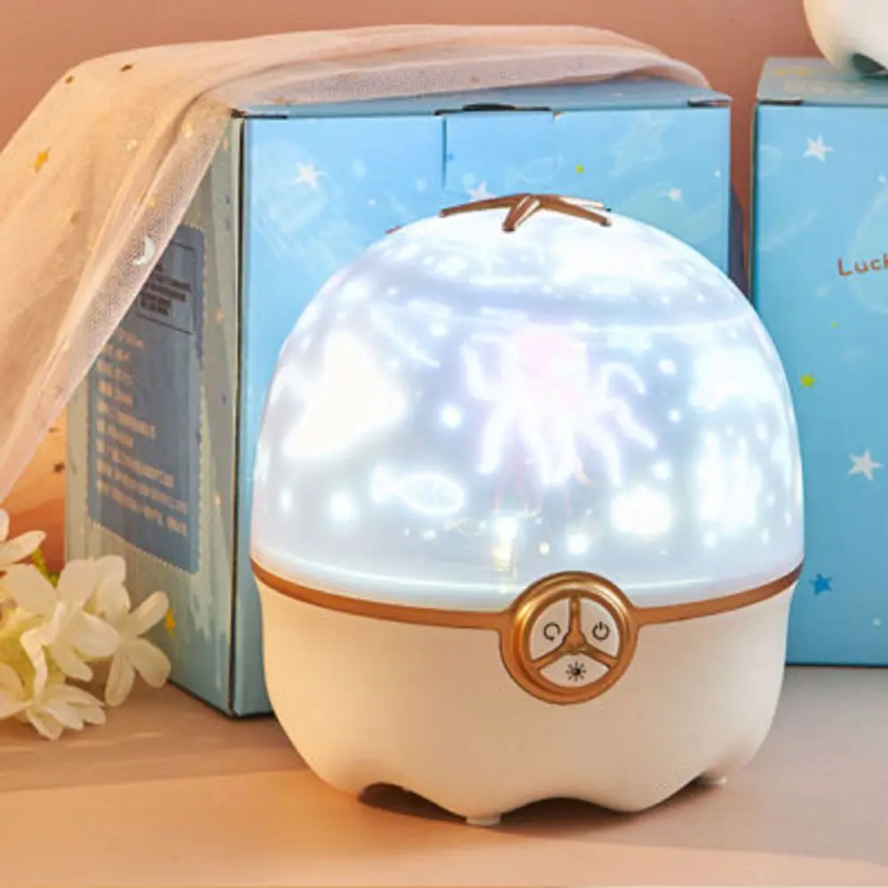 Новое поступление 2021, детский прикроватный милый кролик, звездная луна, детский проектор, Звездный ночник