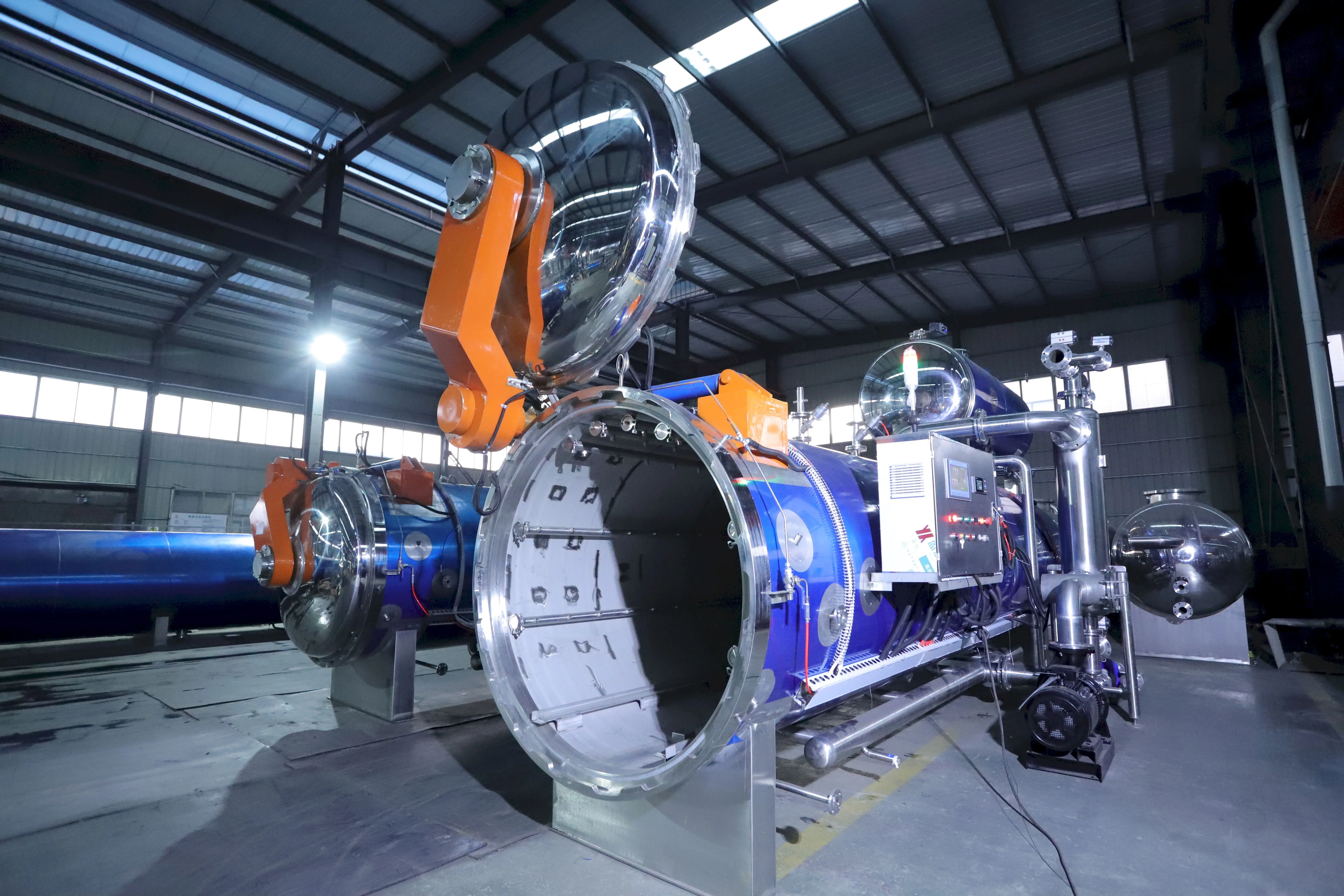 Steam heating High Temperature Autoclave Sterilizer Canned food High Quality Spray Sterilizer Automatic PLC New Condition Farm