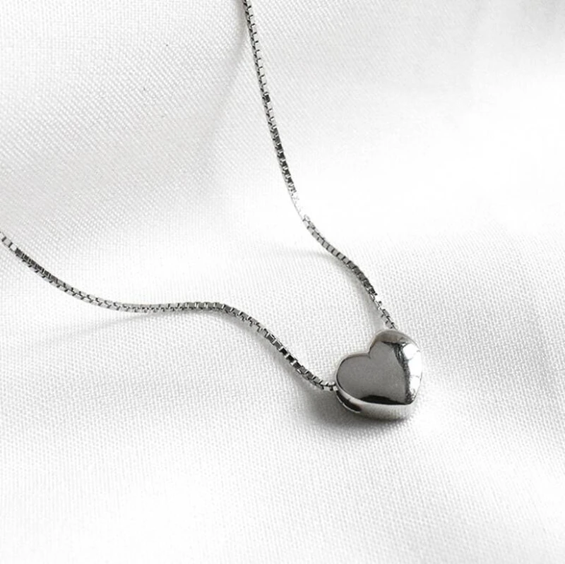 
Dreamtop DTS060 love heart jewellery 925 sterling silver fashion women necklace 