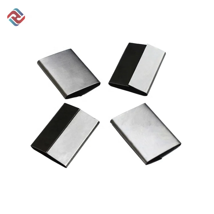 Manual Packing Strapping Seal for PET and PP 12mm 13mm 16mm 19mm PET strap Clip Steel Seal/Metal Buckle Serrated Seal