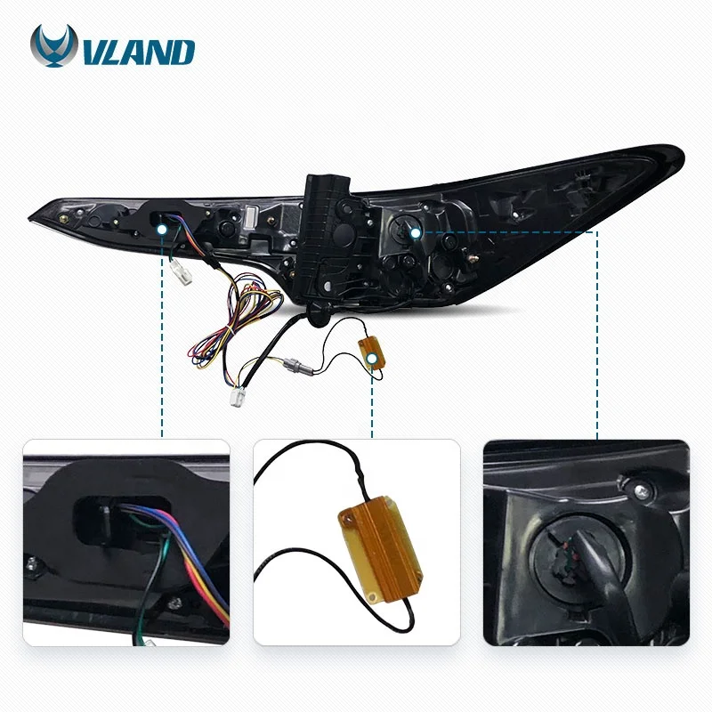 VVLAND Factory Wholesale Tail Light Led Car Lamp For Toyota Fortuner 2017-2021 Accessories Auto Lighting System Sequential Synth
