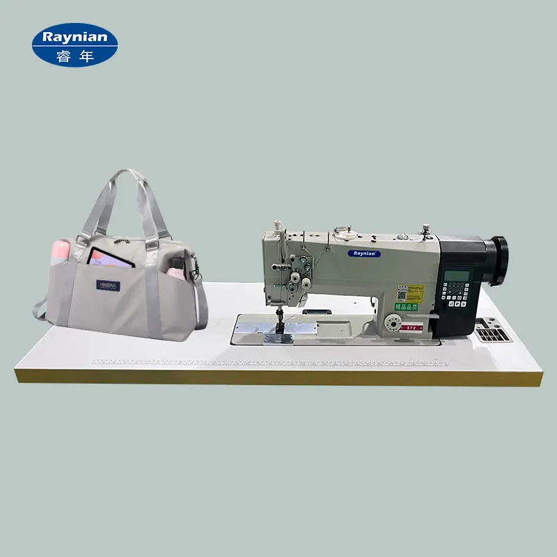 Raynian-872 double needle sewing machine, suitable for medium and thick leather tent double needle flat shoes sewing machine