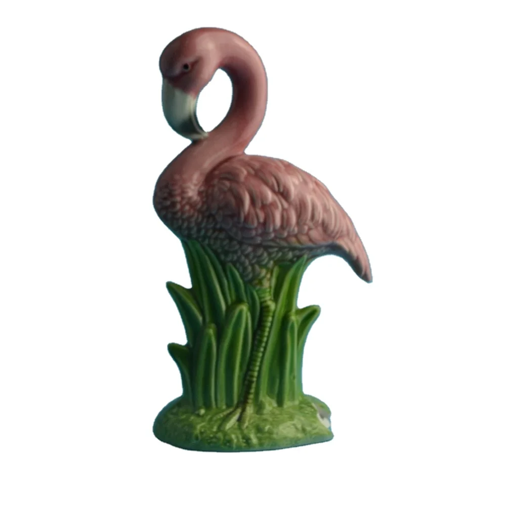 factory ceramic pink flamingo garden animal