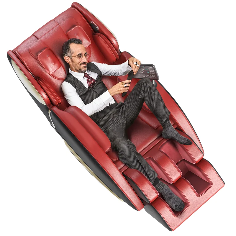 2022 3D Blue tooth music SL Track Shiatsu Back Leg Foot Spa Full Body AI Voice Zero Gravity Office Massage Chair