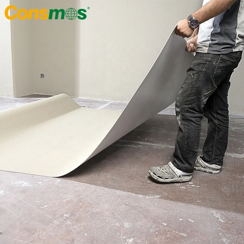 Indoor Eco-friendly Vinyl Homogeneous PVC Flooring Roll Made in China