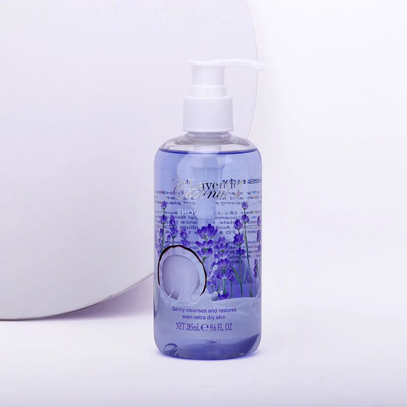 wholesale custom good price lavender bath bomb shower gel bath and body gift set in basket for women