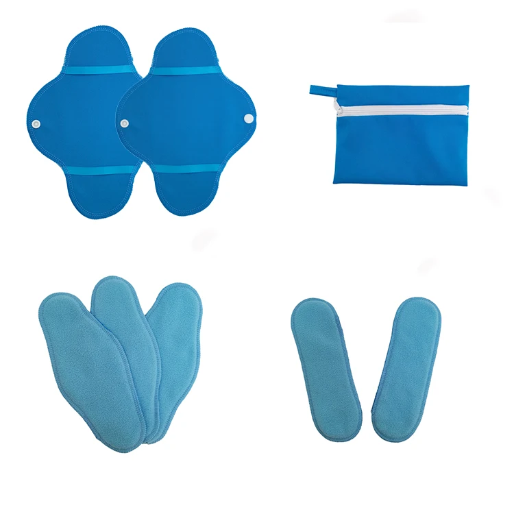 Низкая цена многоразовые женские тканевые гигиенические прокладки моющиеся мягкие менструальные бамбуковые