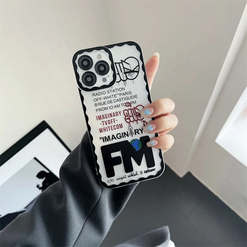 Soft Clear Phone Cases for iPhone 12 13pro max 11 Food Cartoon Cellphone Cover XR XS Max
