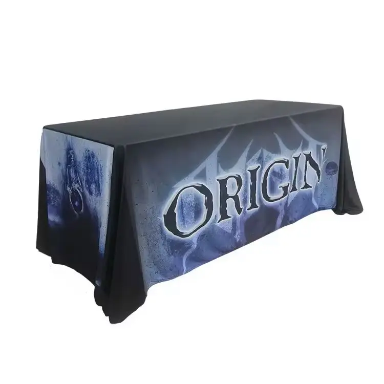 Wholesale Custom Tablecloths Trade Show Table Throw Fitted Table Cloths Linen