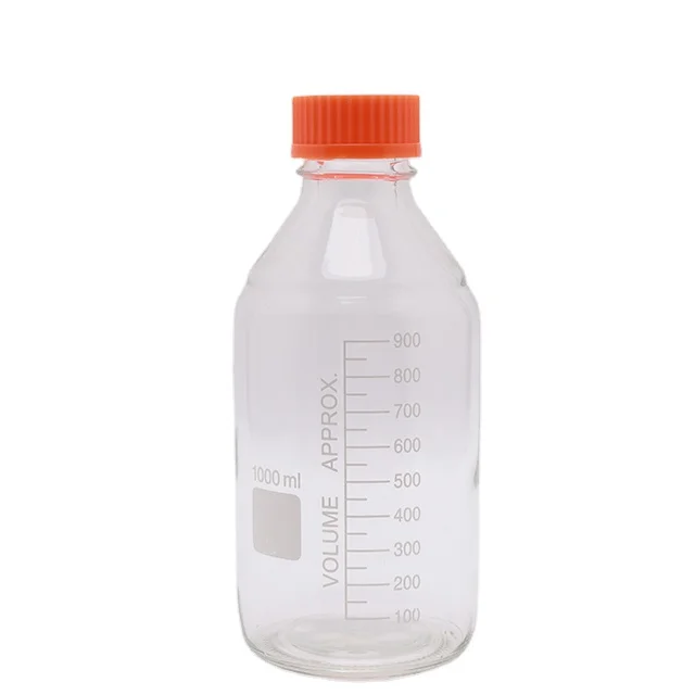 China supplier 1000ml reagent bottle glass bottles for laboratory glassware