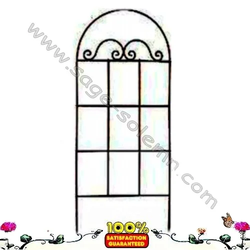 Decorative Garden Metal Trellis, Steel Plant Support, Garden Supply
