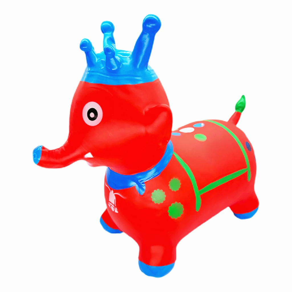 Safe Material Phthalate Free PVC Soft Play Outdoor Indoor Inflatable Kids Toy Bouncy Animal Hopper Bouncy Elephant For Kids