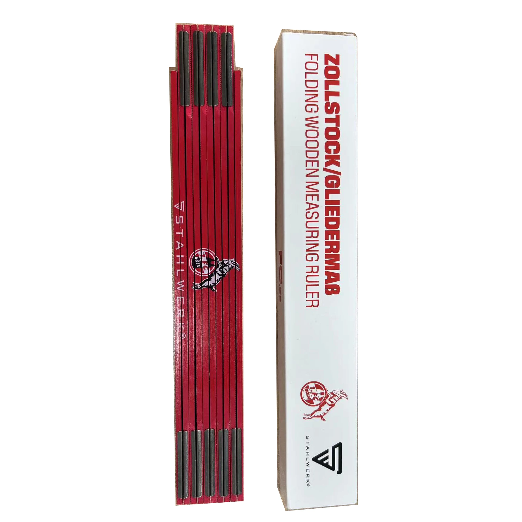 red color 2m wooden  ruler  wood yardstick