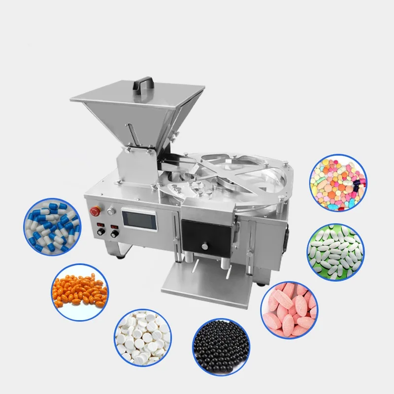 Small Automatic Blistered Effervescent Tablet Counter Dispenser Capsules Counting Machines