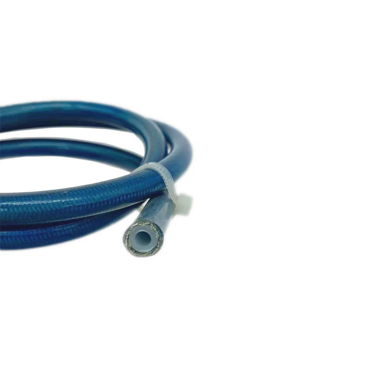 motorcycle flexible brake vacume hose stainless steel braided ptfe lined brake hose