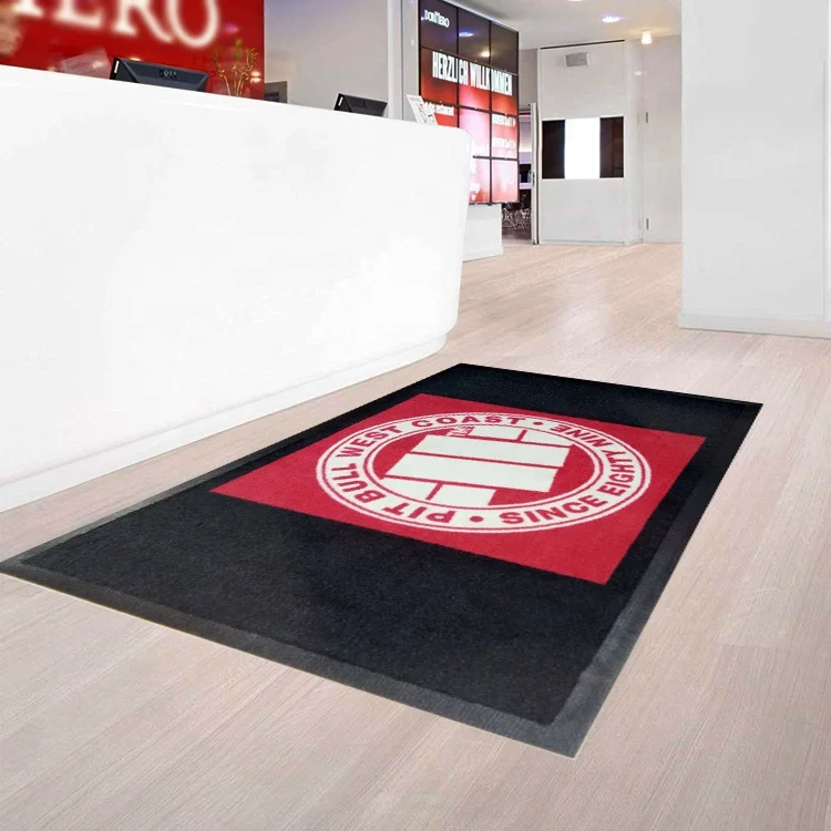 Hotel entrance mat reception desk floor mat