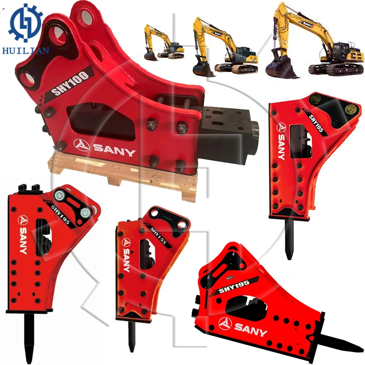 New Original SANY Hydraulic Rock Jack Hammer Excavator Hydraulic Breaker For Sany SHY68 SHY75 SHY215 SHY265 SHY195