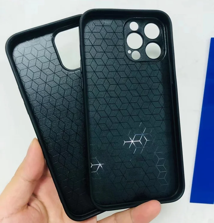 Sublimation Phone Accessories 2D Blank Print Mobile Case With Aurora Glass Screen Protector for iPhone x xr xs 11 12 13 pro max