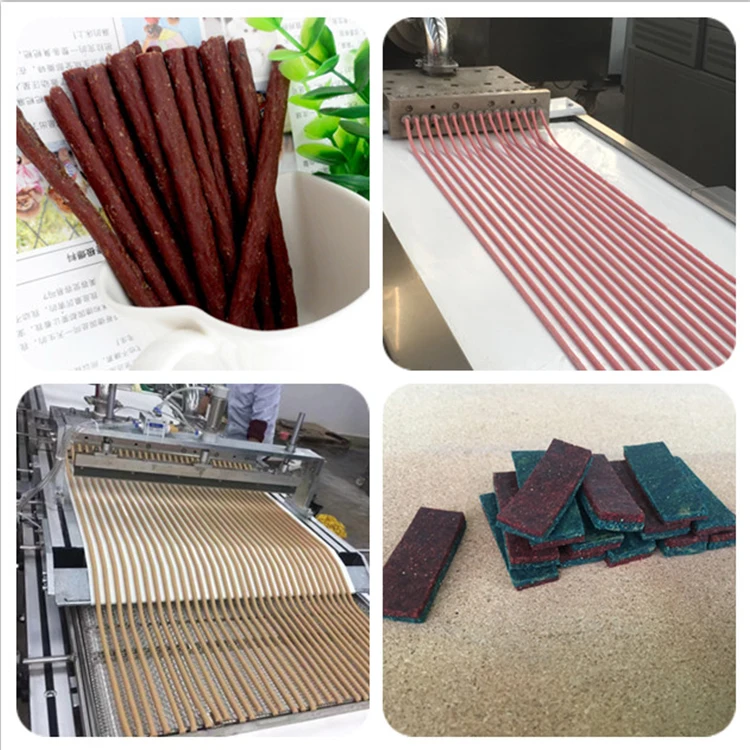 Cold Extrusion Machine Pet Treats Dog Chews Making Machine pet biscuit making machine Dog Food Fresh Meat Strip Extruding Line