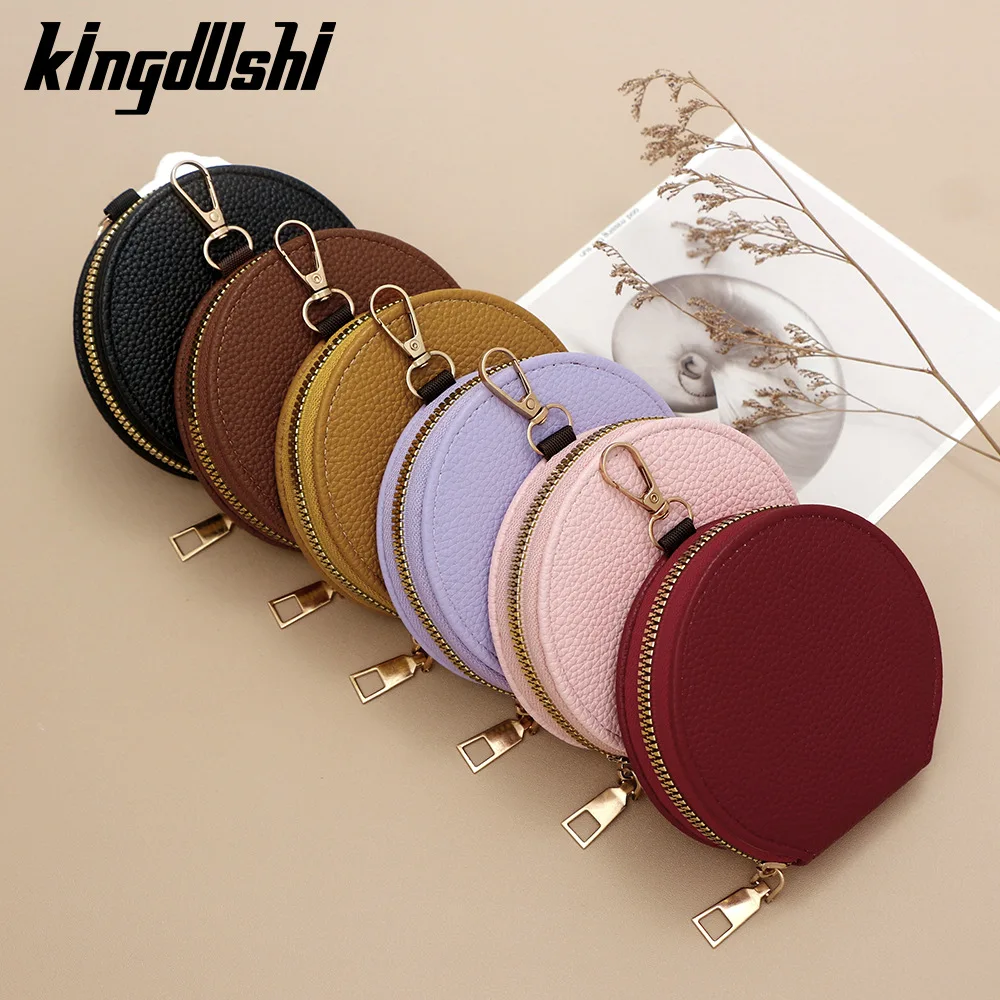 High Quality Silicone Coin Purse Pouch Custom LOGO Round Coin Purse Mini Wallet Small Coin Purse With Zipper
