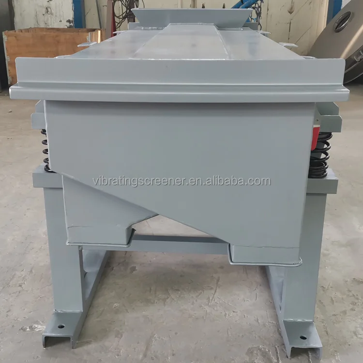 linear vibrating sifter machine for screening wood chips wood pellets feed pellets hominy feed sand silica talc