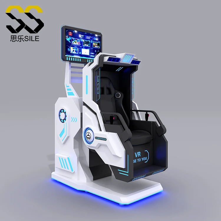 Best price 9d 360 vr virtual arcade game machines 9d virtual reality chair  roller coaster vr simulator for sale