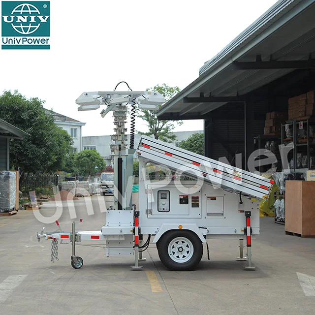 Alternative Energy Generators Solar Generator 2000w Trailer Optional Diesel Engine